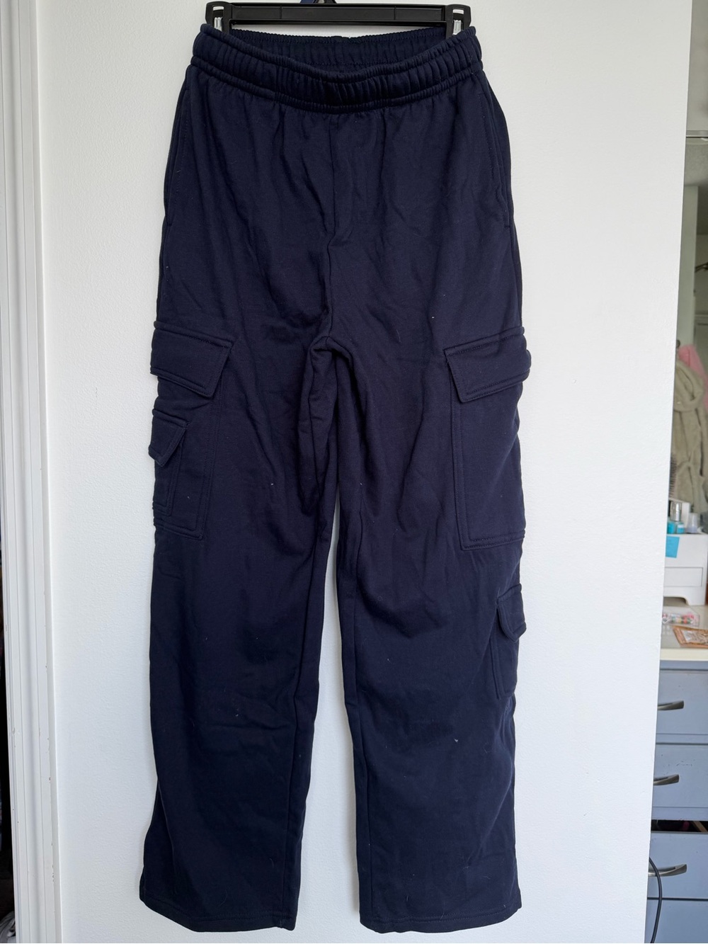 Garage- Cargo Sweatpants - Navy Blue